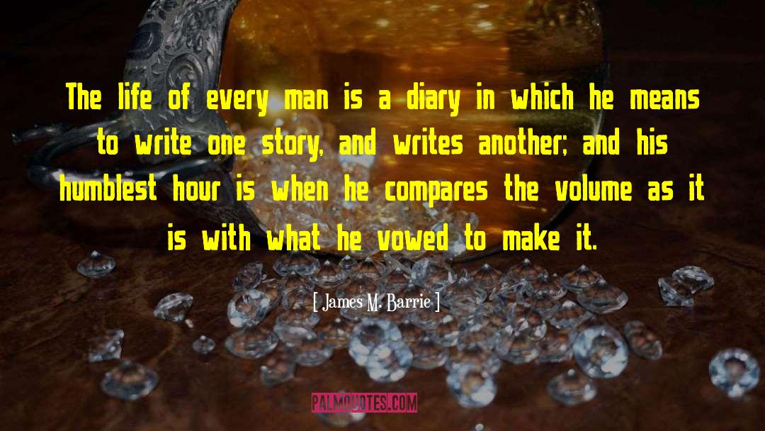 A Diary To Win quotes by James M. Barrie