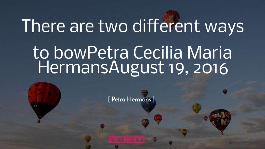 A Difference quotes by Petra Hermans