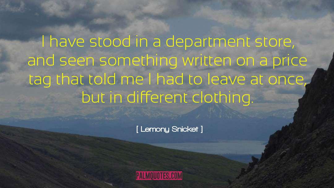 A Different Blue quotes by Lemony Snicket