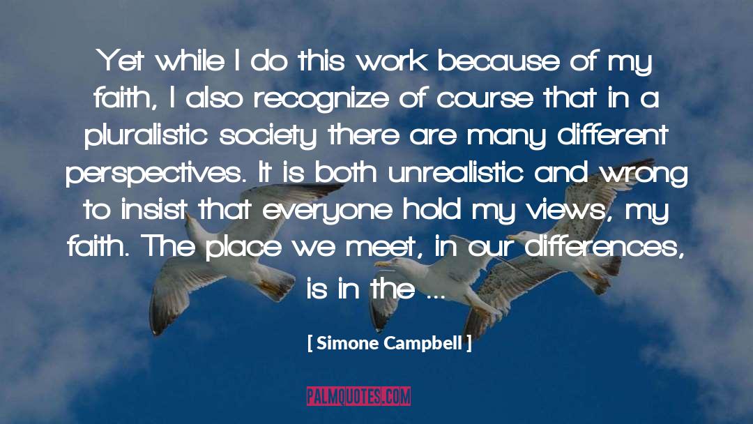 A Different Conversation quotes by Simone Campbell
