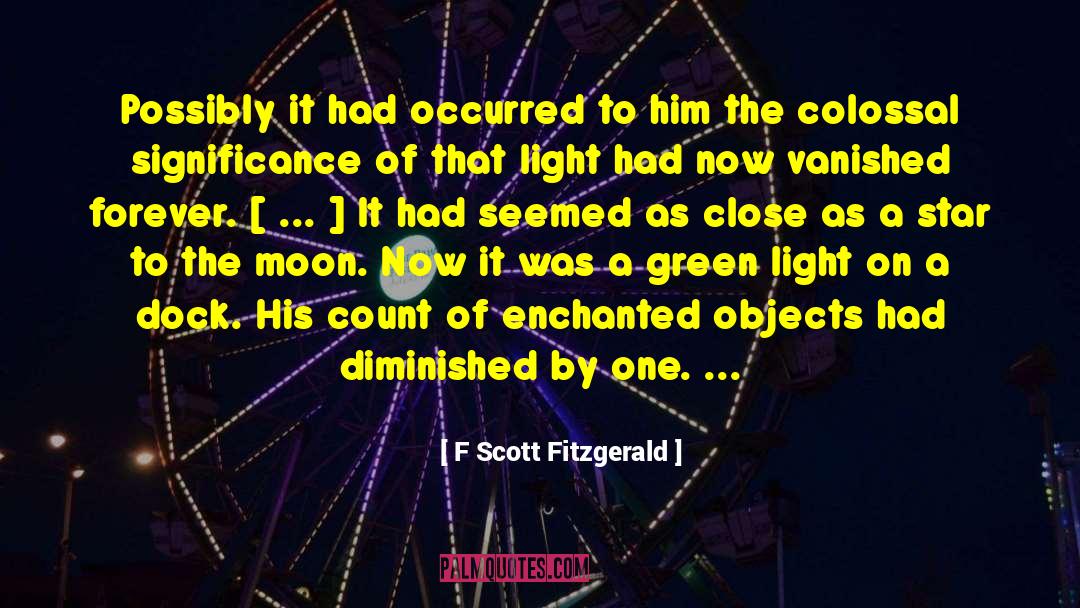A Dock quotes by F Scott Fitzgerald