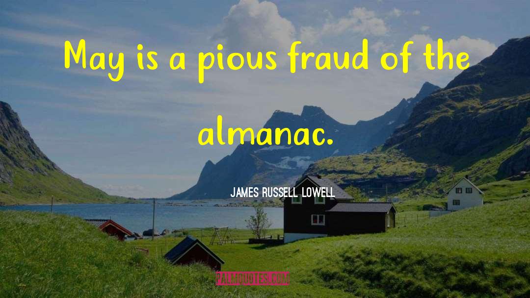 A Doubter S Almanac quotes by James Russell Lowell