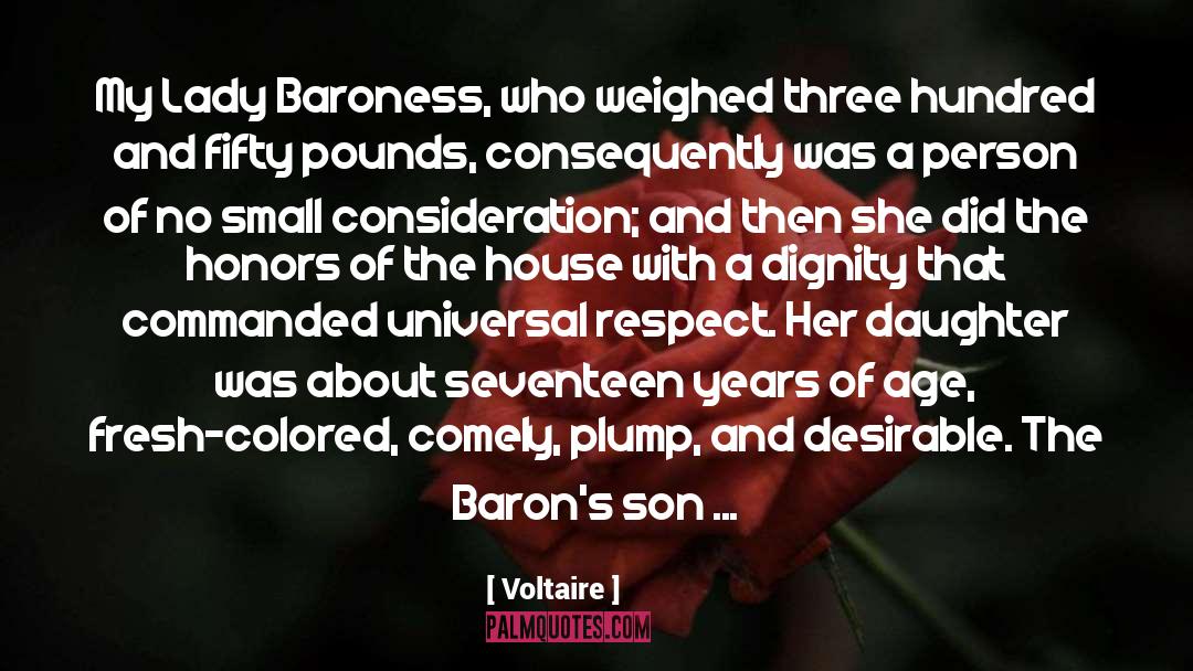 A Father And Daughter Bond quotes by Voltaire