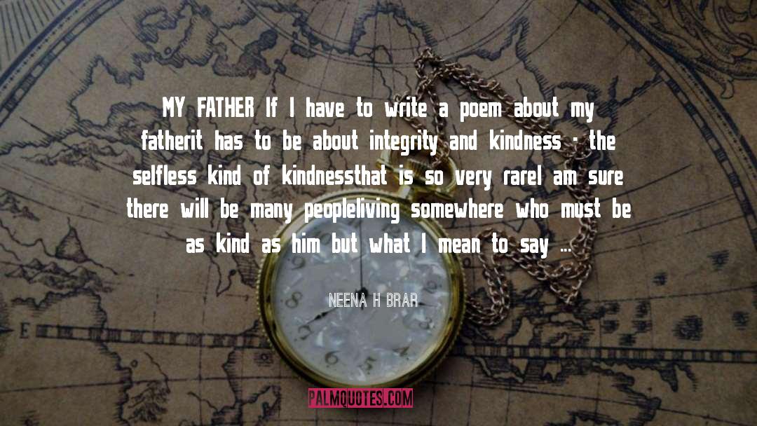 A Father And Daughter Bond quotes by Neena H Brar