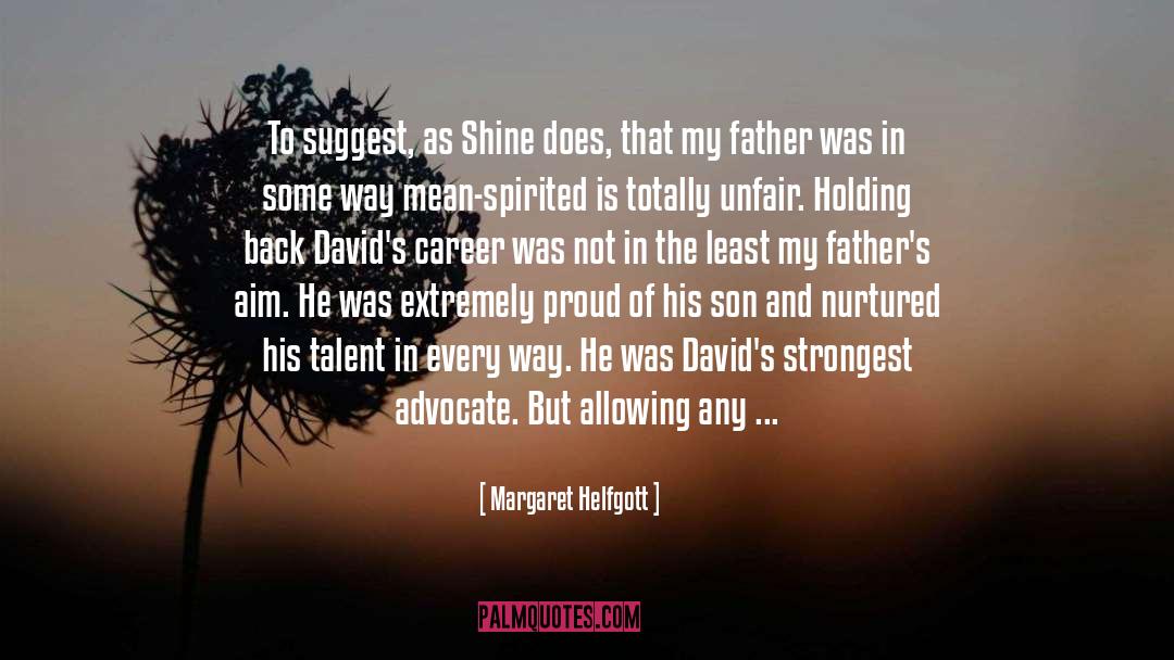 A Fathers Strength quotes by Margaret Helfgott