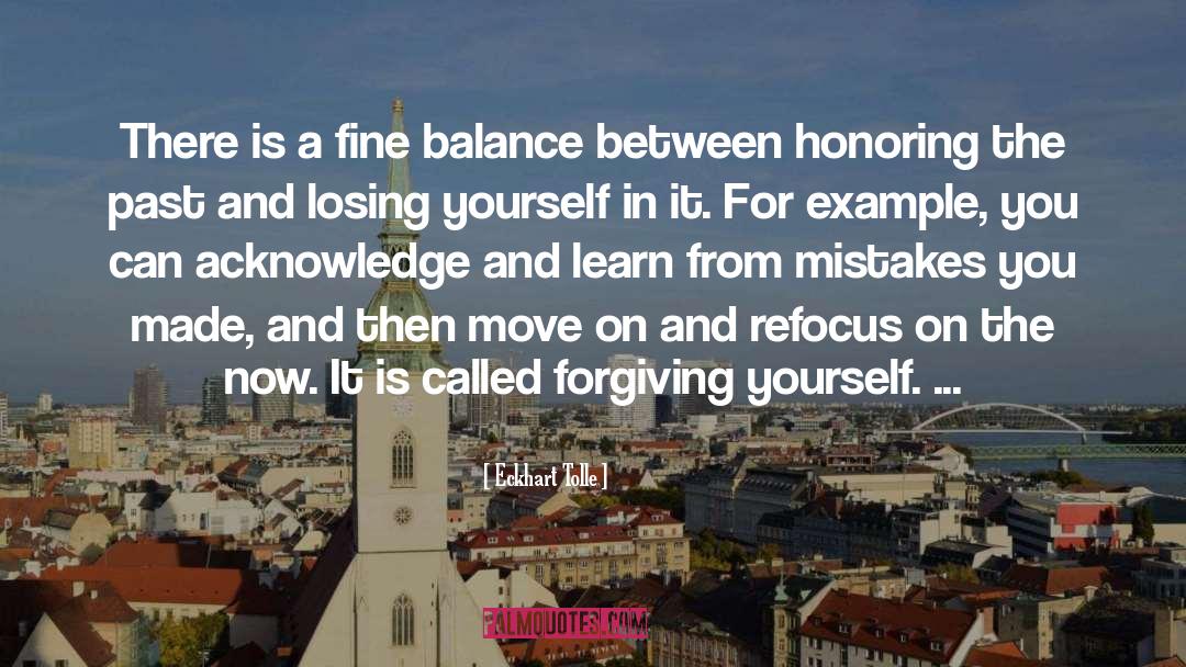 A Fine Balance quotes by Eckhart Tolle