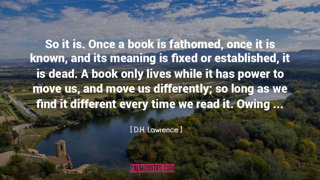 A Fixed Idea quotes by D.H. Lawrence