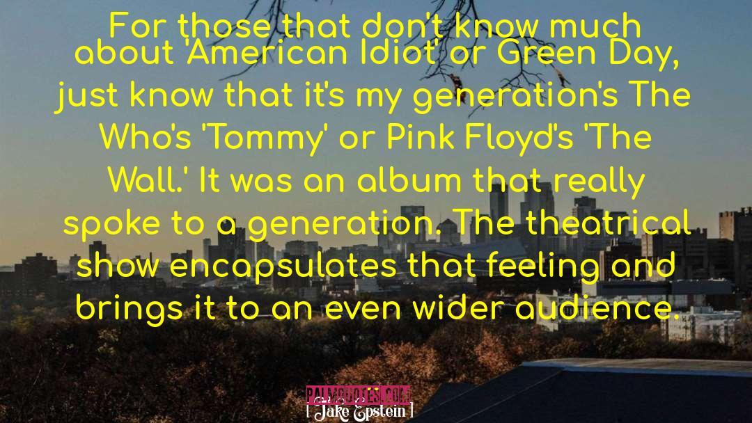 A Folklore For My Generation quotes by Jake Epstein