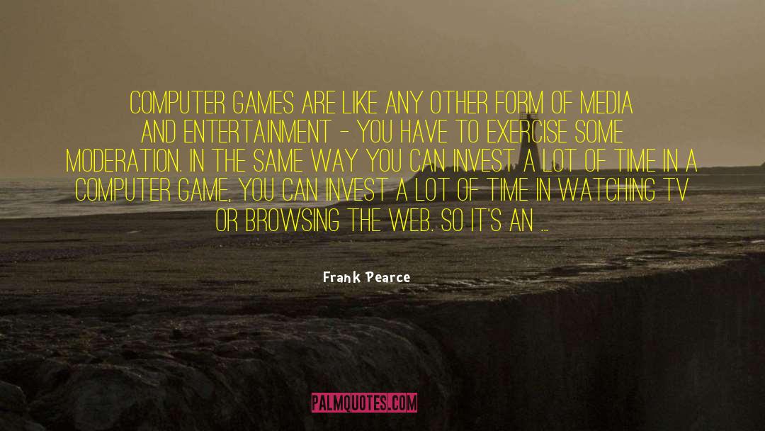 A Game Of Some Importance quotes by Frank Pearce