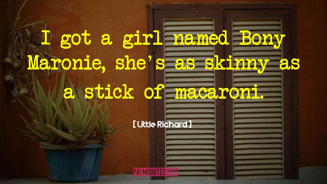 A Girl Named Zippy quotes by Little Richard