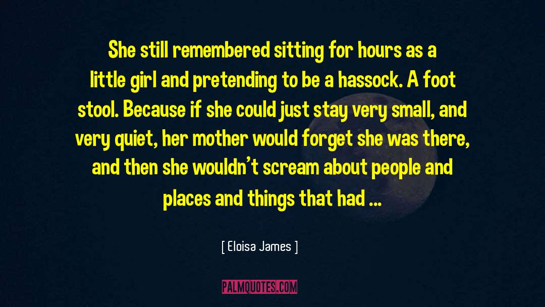 A Girl Sitting Alone In Rain With quotes by Eloisa James