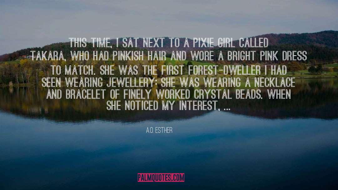 A Girl With A Beautiful Smile quotes by A.O. Esther