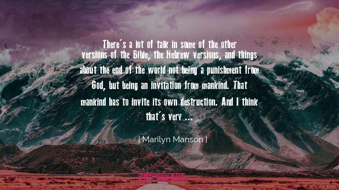 A God In Ruins quotes by Marilyn Manson