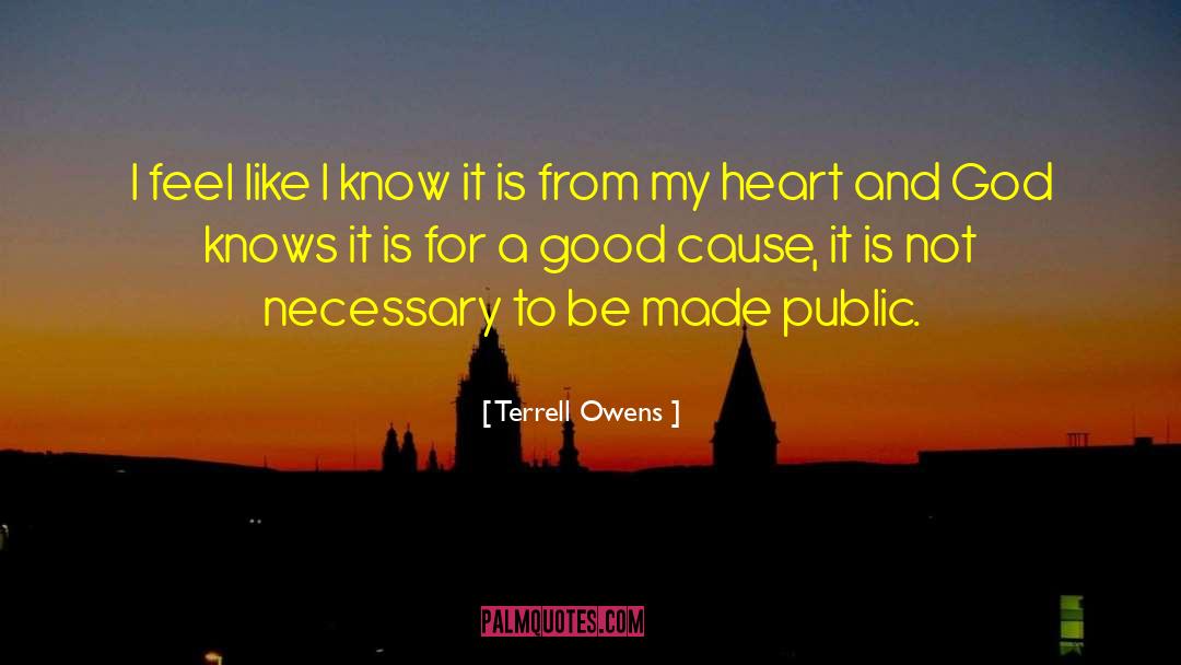 A Good Cause quotes by Terrell Owens