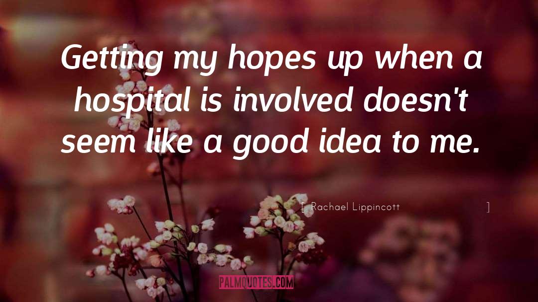 A Good Idea quotes by Rachael Lippincott