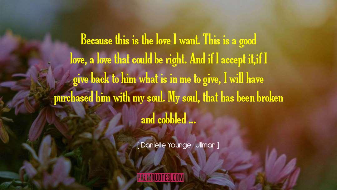 A Good Love quotes by Danielle Younge-Ullman