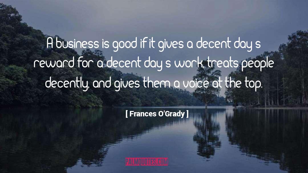 A Good Love quotes by Frances O'Grady
