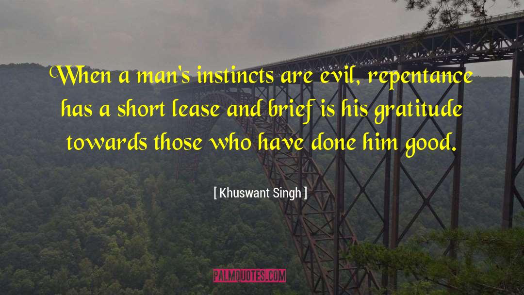 A Good Sermon quotes by Khuswant Singh