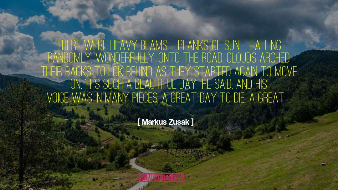 A Great Day quotes by Markus Zusak