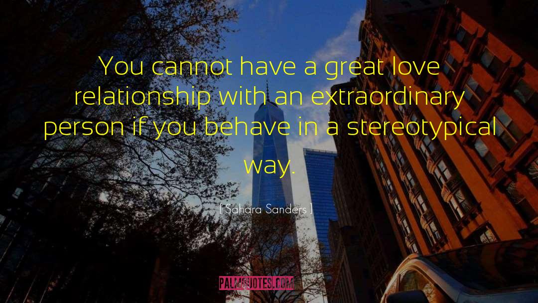 A Great Love quotes by Sahara Sanders