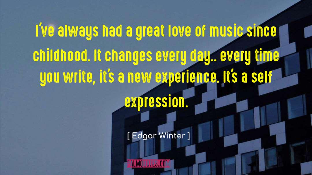 A Great Love quotes by Edgar Winter