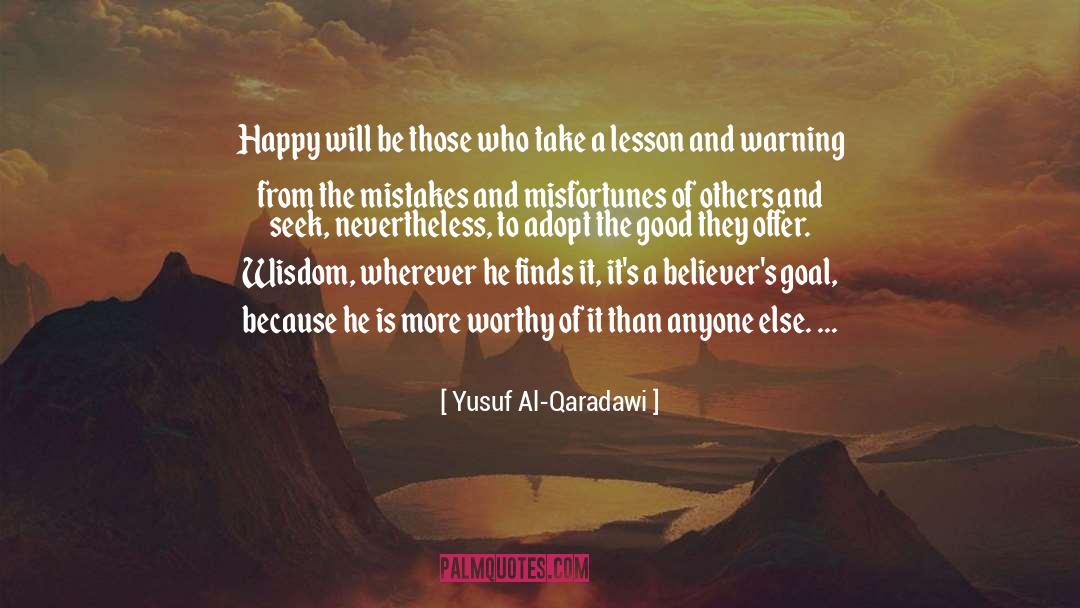 A Happy Death quotes by Yusuf Al-Qaradawi