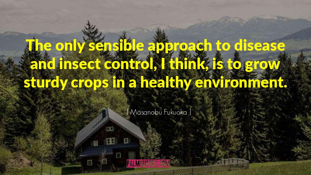 A Healthy Environment quotes by Masanobu Fukuoka