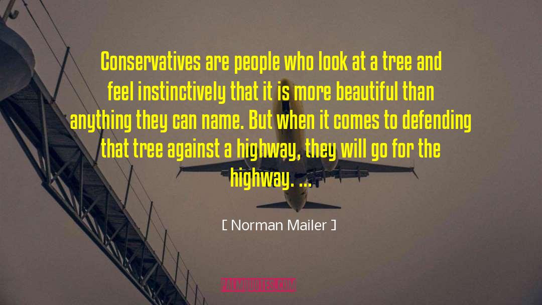 A Highway quotes by Norman Mailer