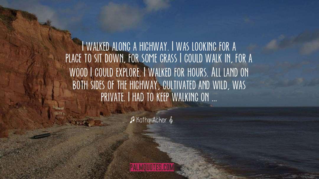 A Highway quotes by Kathy Acker