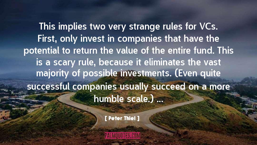 A Humble quotes by Peter Thiel