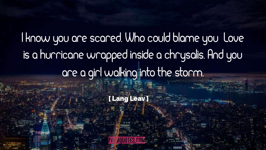 A Hurricane quotes by Lang Leav