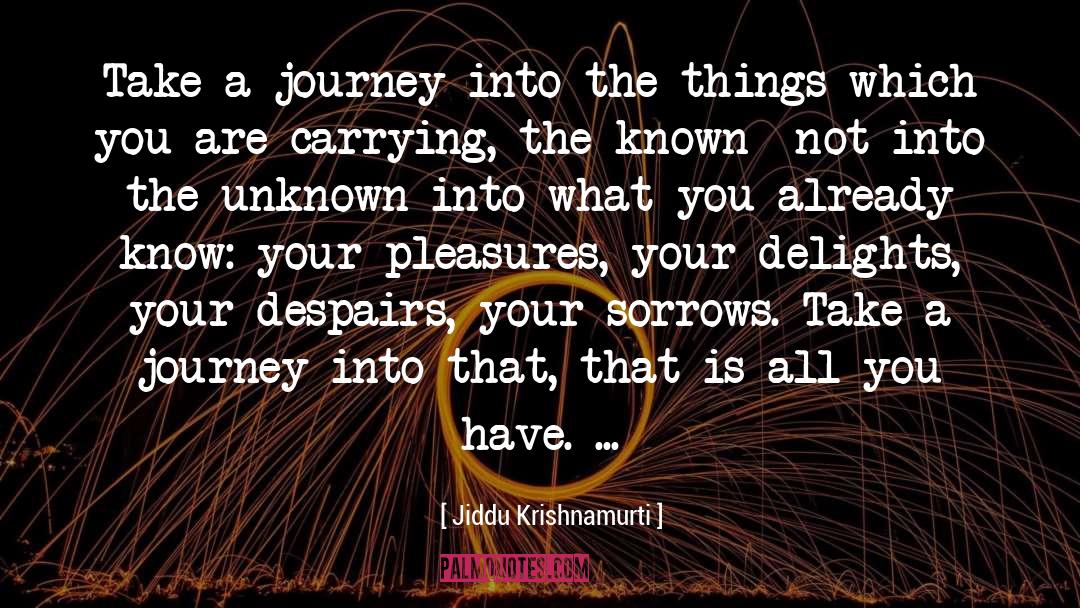 A Journey quotes by Jiddu Krishnamurti