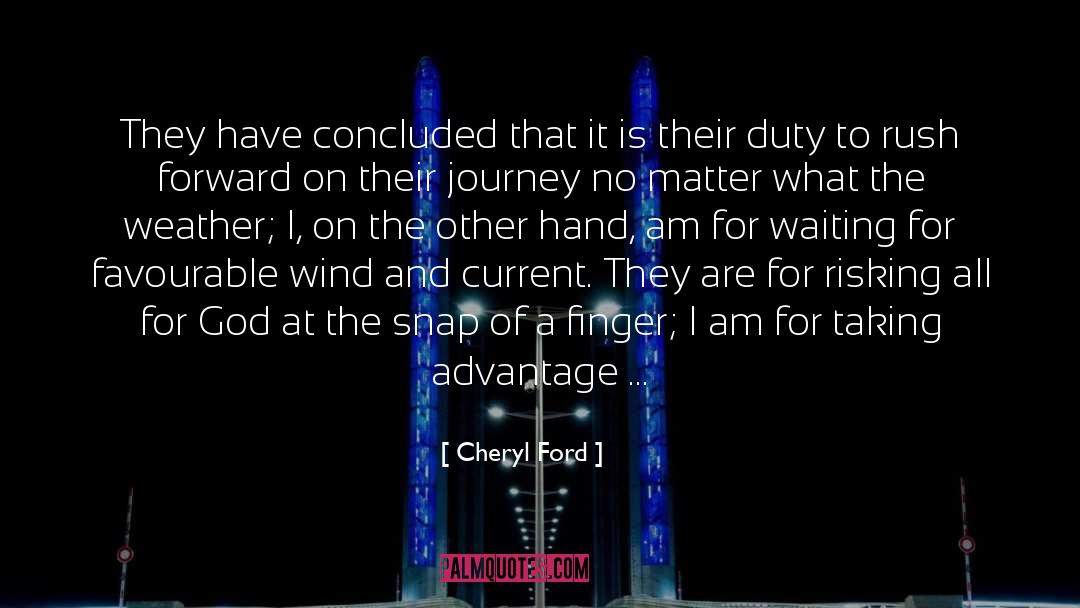 A Journey To The End quotes by Cheryl Ford