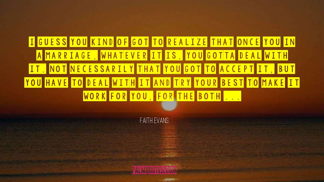 A Kind Word quotes by Faith Evans