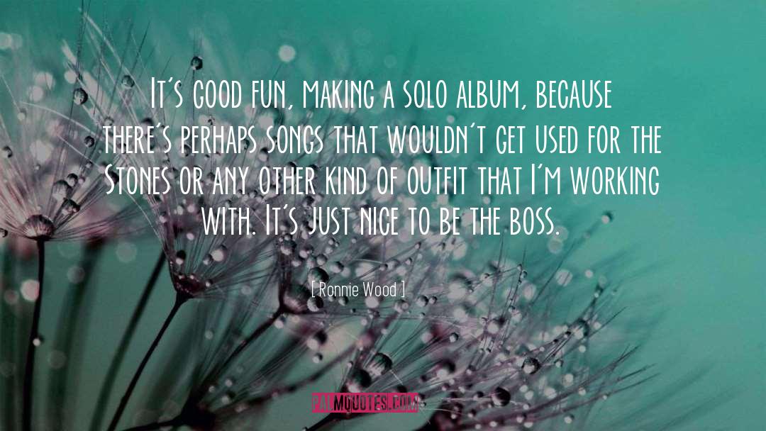 A Kind Word quotes by Ronnie Wood