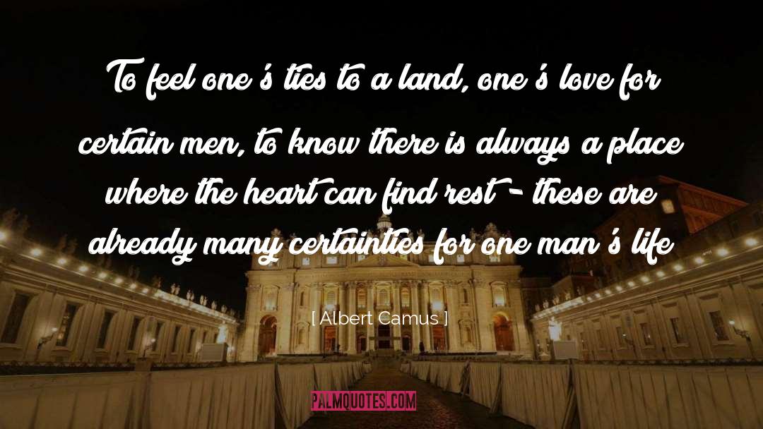A Land Where Love Never Ends quotes by Albert Camus