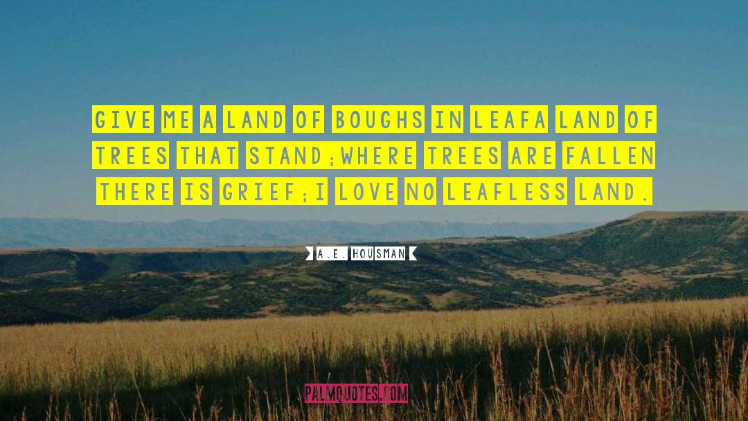 A Land Where Love Never Ends quotes by A.E. Housman