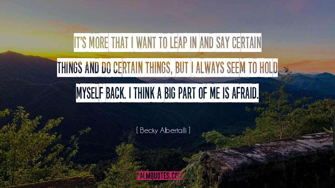 A Leap Within quotes by Becky Albertalli