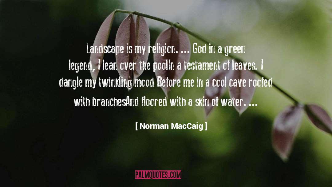 A Legend Novel quotes by Norman MacCaig