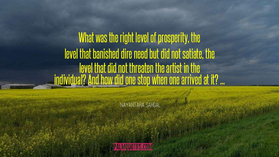 A Levels quotes by Nayantara Sahgal