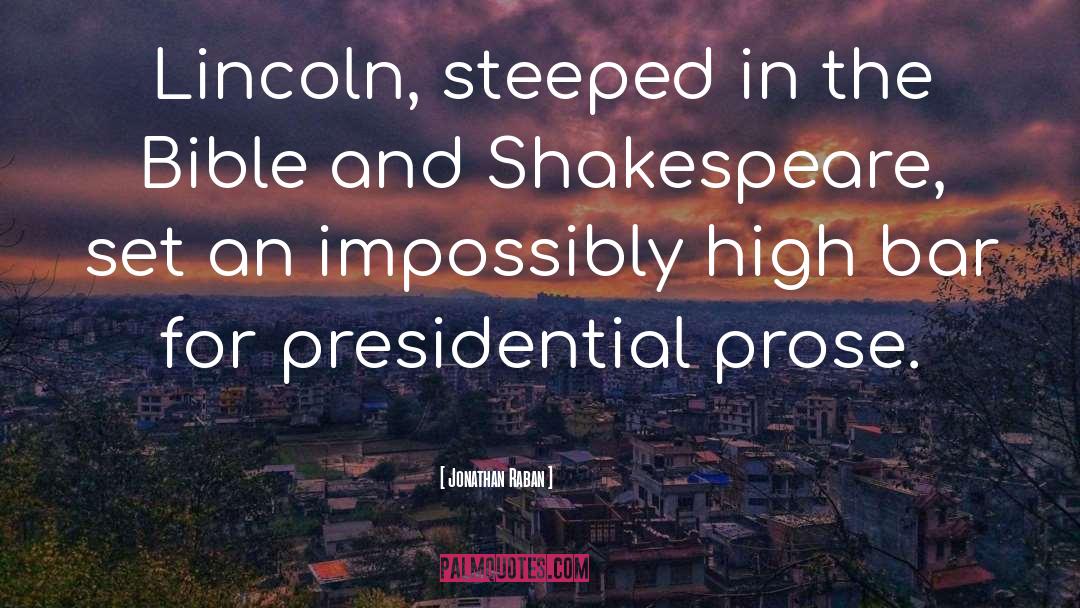 A Lincoln quotes by Jonathan Raban
