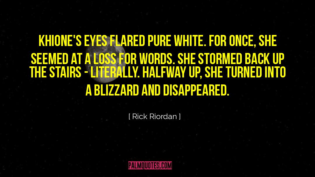 A Loss For Words quotes by Rick Riordan