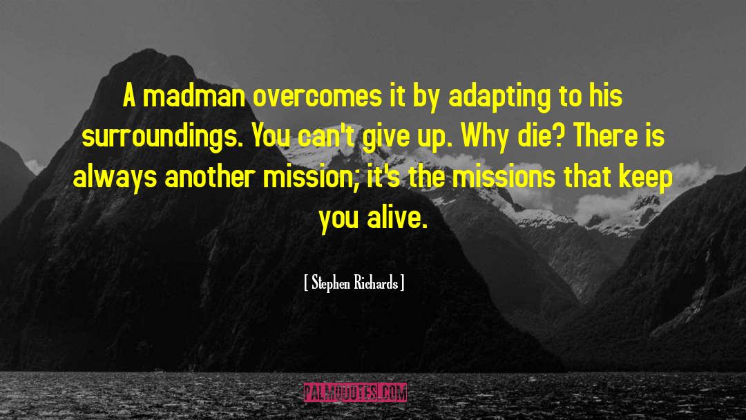 A Madman quotes by Stephen Richards