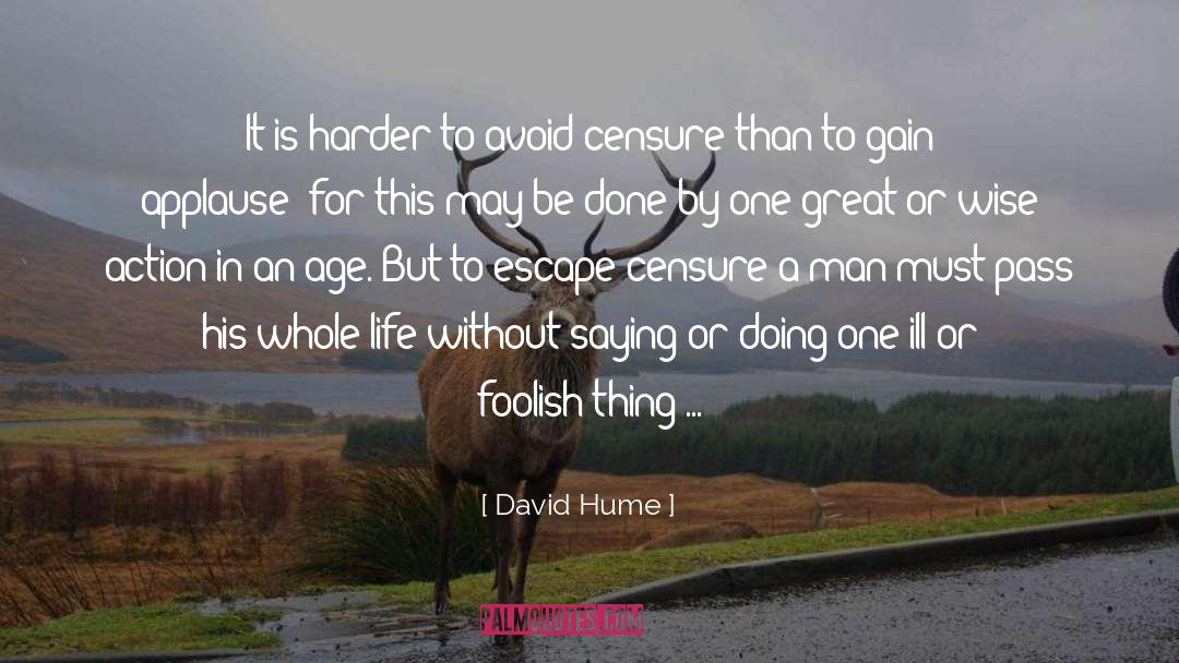 A Man Without A Country quotes by David Hume