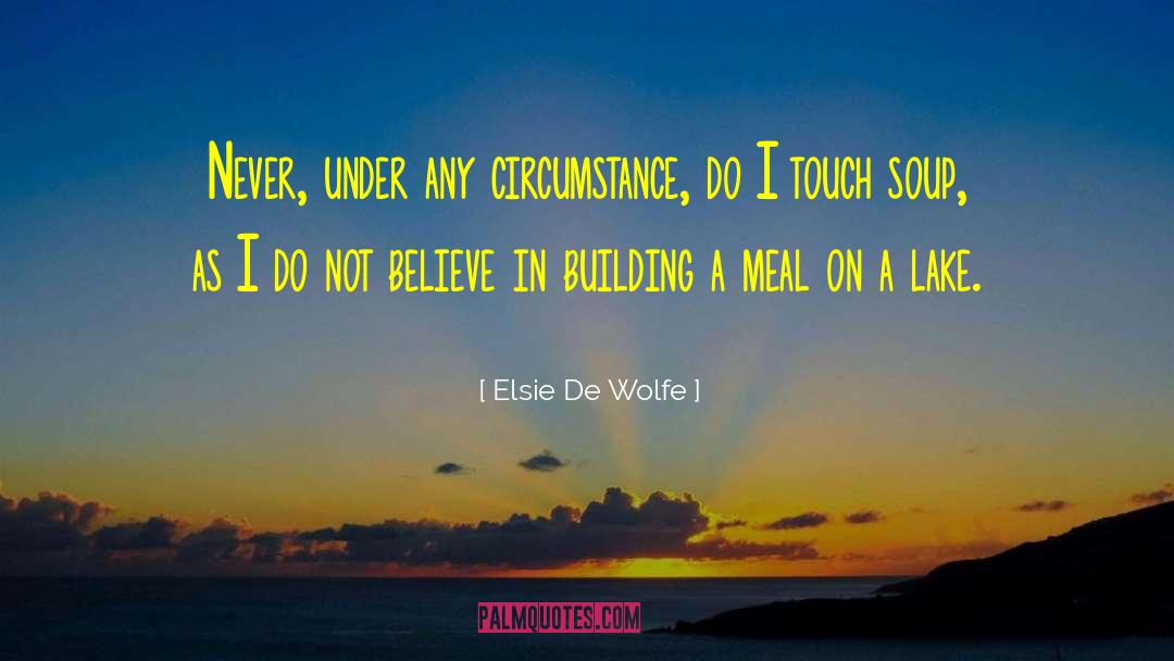 A Meal quotes by Elsie De Wolfe