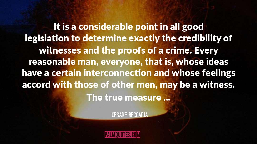A Measure Of Leadership quotes by Cesare Beccaria