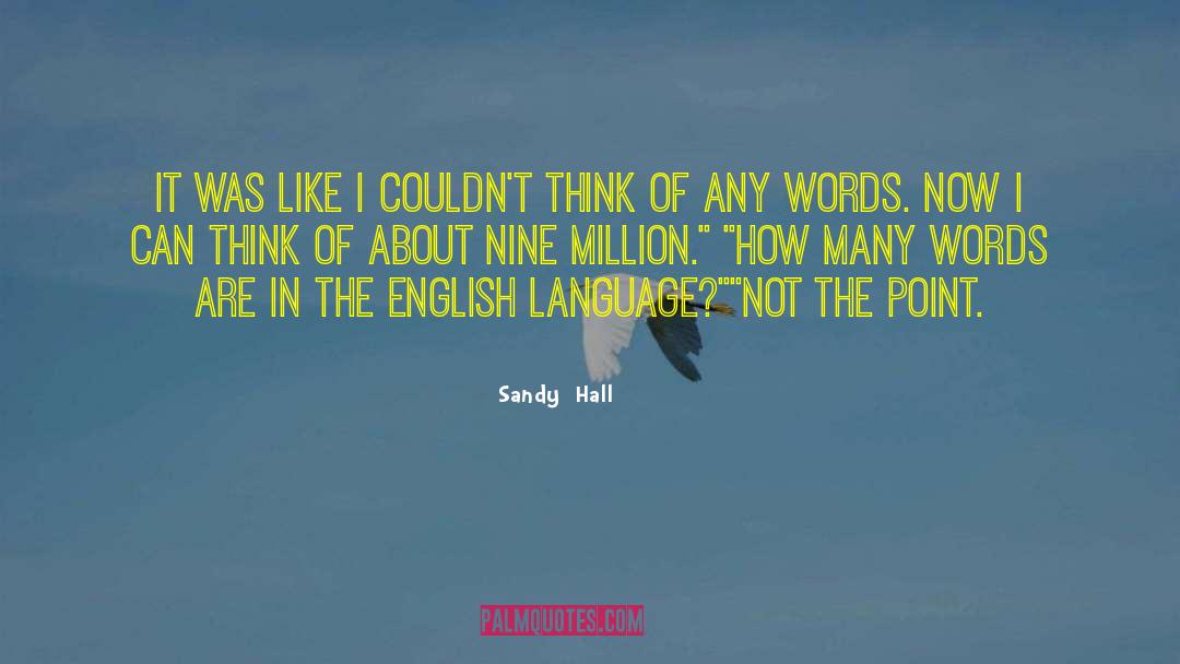 A Million Little Pieces quotes by Sandy  Hall