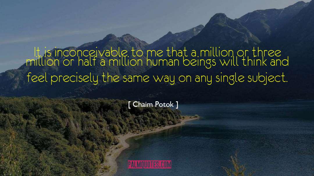 A Million Suns quotes by Chaim Potok