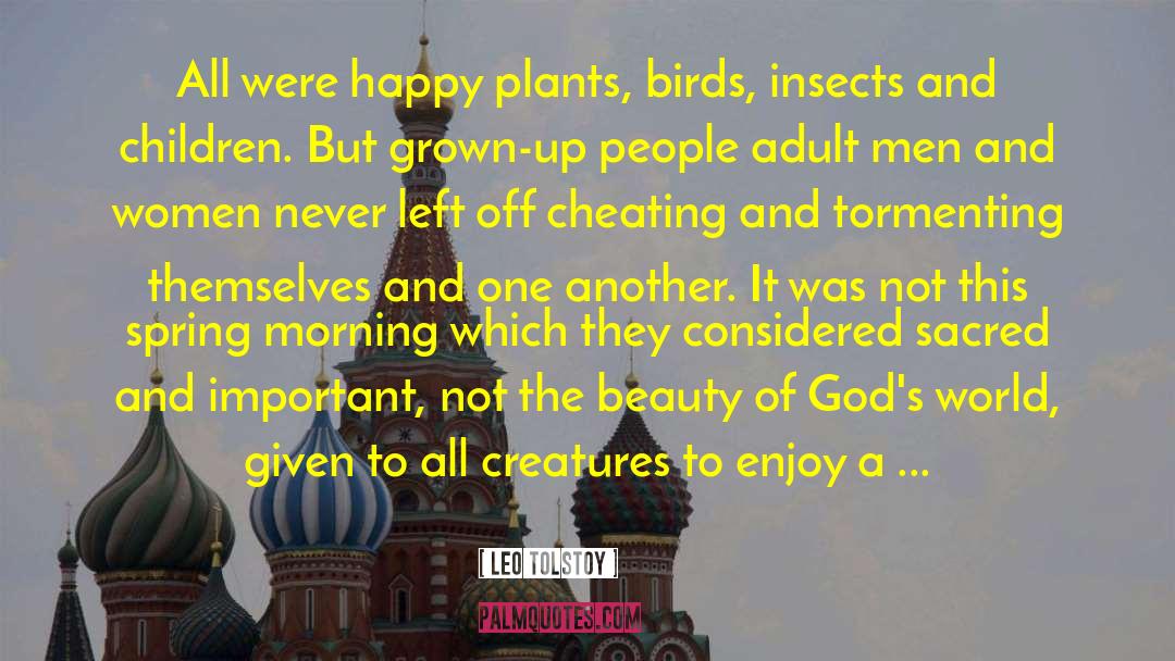 A Mimosa Plant quotes by Leo Tolstoy