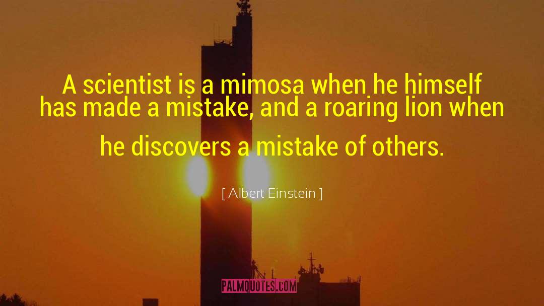 A Mimosa Plant quotes by Albert Einstein